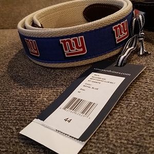 NWT V Vines NY GIANTS NFL Men's Preppy Belt 44